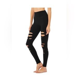 Alo yoga ripped warrior leggings